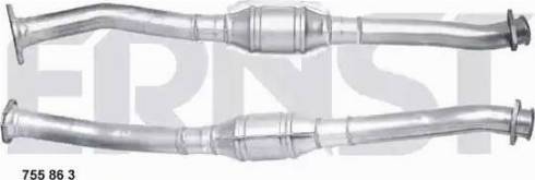 ERNST 755863 - Catalytic Converter autospares.lv