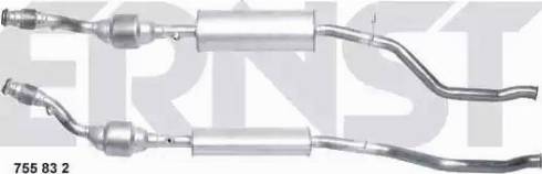 ERNST 755832 - Catalytic Converter autospares.lv