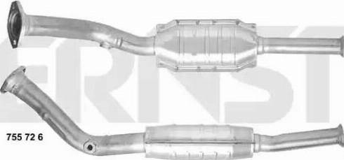 ERNST 755726 - Catalytic Converter autospares.lv