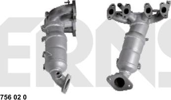 ERNST 756020 - Catalytic Converter autospares.lv
