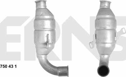 ERNST 750431 - Catalytic Converter autospares.lv