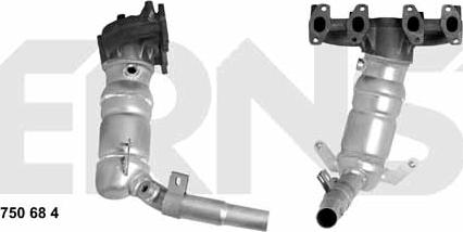 ERNST 750684 - Catalytic Converter autospares.lv