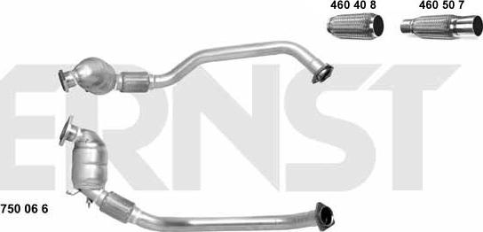 ERNST 750066 - Catalytic Converter autospares.lv