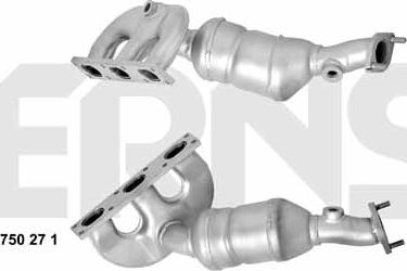 ERNST 750271 - Catalytic Converter autospares.lv