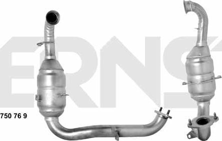 ERNST 750769 - Catalytic Converter autospares.lv