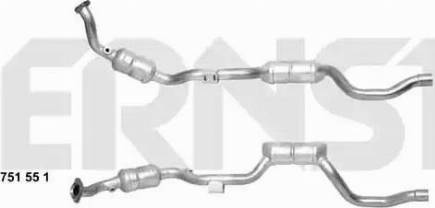 ERNST 751551 - Catalytic Converter autospares.lv