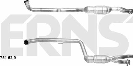 ERNST 751629 - Catalytic Converter autospares.lv