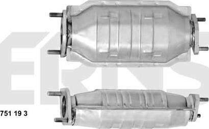 ERNST 751193 - Catalytic Converter autospares.lv