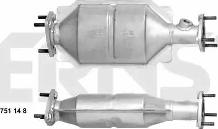 ERNST 751148 - Catalytic Converter autospares.lv