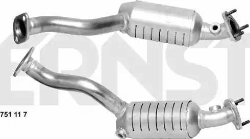 ERNST 751117 - Catalytic Converter autospares.lv