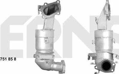 ERNST 751858 - Catalytic Converter autospares.lv