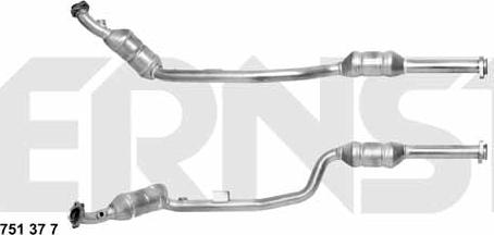 ERNST 751377 - Catalytic Converter autospares.lv