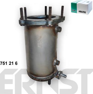 ERNST 751216 - Catalytic Converter autospares.lv