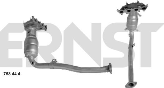 ERNST 758444 - Catalytic Converter autospares.lv
