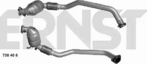 ERNST 758406 - Catalytic Converter autospares.lv