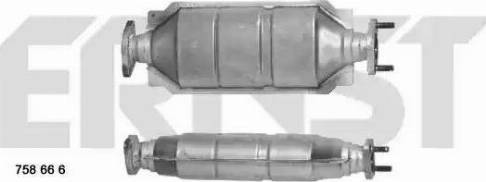 ERNST 758666 - Catalytic Converter autospares.lv