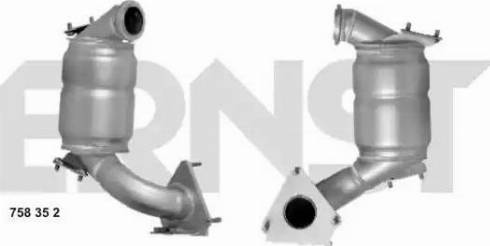 ERNST 758352 - Catalytic Converter autospares.lv