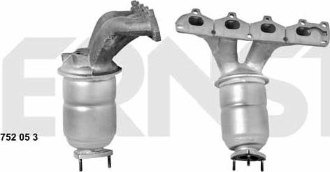 ERNST 752053 - Catalytic Converter autospares.lv