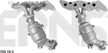 ERNST 752152 - Catalytic Converter autospares.lv