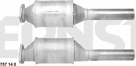 ERNST 757140 - Catalytic Converter autospares.lv