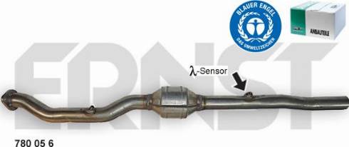 ERNST 780056 - Catalytic Converter autospares.lv