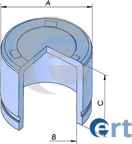 ERT 150901-C - Piston, brake caliper autospares.lv