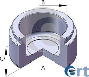 ERT 151150-C - Piston, brake caliper autospares.lv