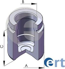 ERT 150582-C - Piston, brake caliper autospares.lv