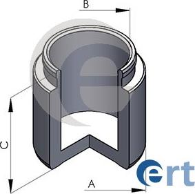 ERT 150235-C - Piston, brake caliper autospares.lv