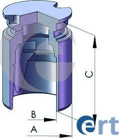 ERT 150224-C - Piston, brake caliper autospares.lv