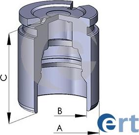 ERT 150220-C - Piston, brake caliper autospares.lv