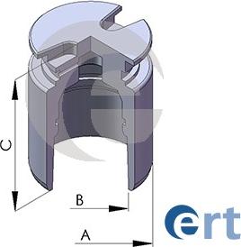 ERT 150274-C - Piston, brake caliper autospares.lv