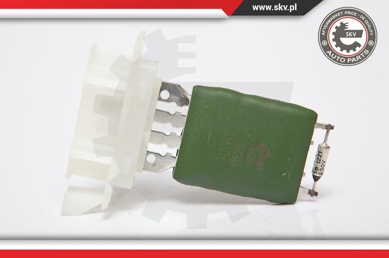 Esen SKV 95SKV063 - Resistor, interior blower autospares.lv
