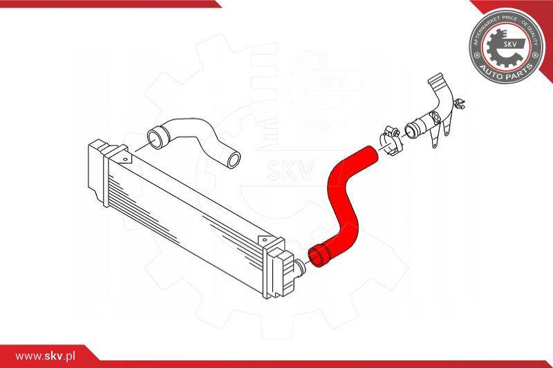 Esen SKV 43SKV006 - Charger Intake Air Hose autospares.lv