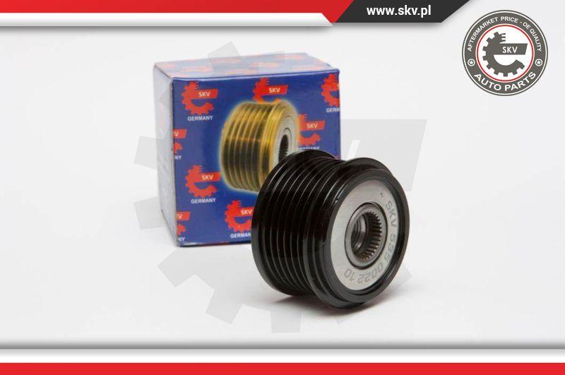 Esen SKV 11SKV015 - Pulley, alternator, freewheel clutch autospares.lv