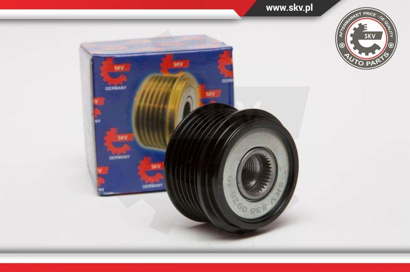 Esen SKV 11SKV017 - Pulley, alternator, freewheel clutch autospares.lv