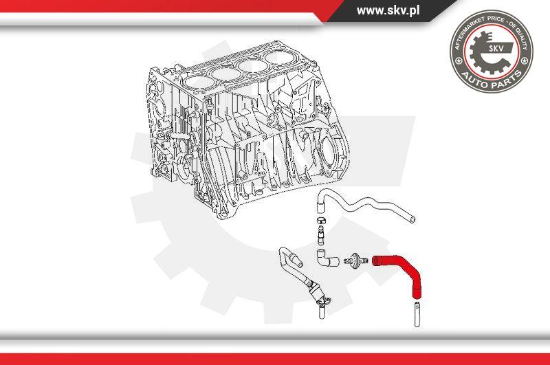 Esen SKV 31SKV128 - Oil Hose autospares.lv