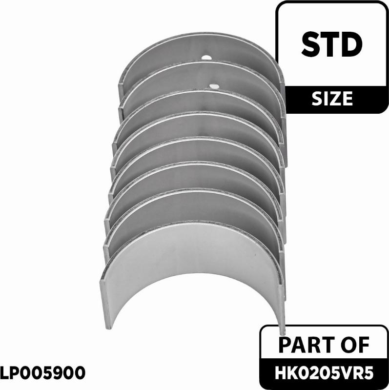 ET Engineteam HK0205VR5 - Crankshaft autospares.lv