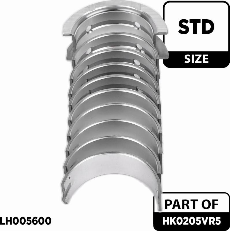 ET Engineteam HK0205VR5 - Crankshaft autospares.lv