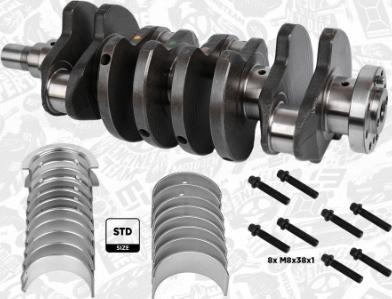 ET Engineteam HK0205VR1 - Crankshaft autospares.lv