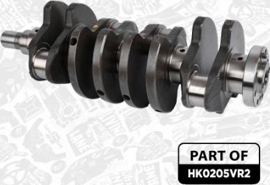 ET Engineteam HK0205VR2 - Crankshaft autospares.lv