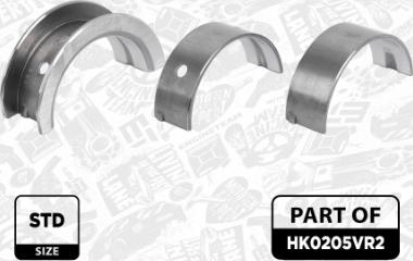 ET Engineteam HK0205VR2 - Crankshaft autospares.lv