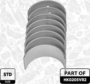 ET Engineteam HK0205VR2 - Crankshaft autospares.lv