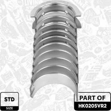 ET Engineteam HK0205VR2 - Crankshaft autospares.lv