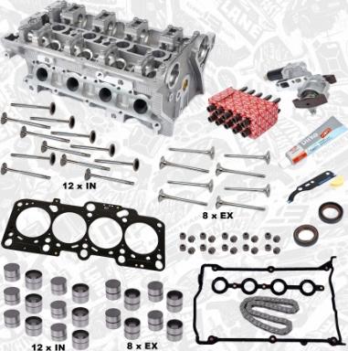 ET Engineteam HL0049VR3 - Cylinder Head autospares.lv