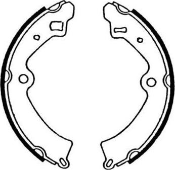 E.T.F. 09-0435 - Brake Shoe Set autospares.lv