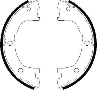 E.T.F. 09-0558 - Brake Shoe Set autospares.lv