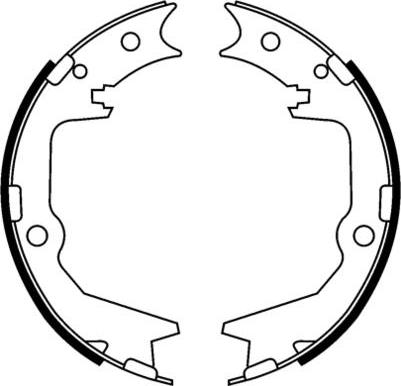 E.T.F. 09-0666 - Brake Shoe Set autospares.lv