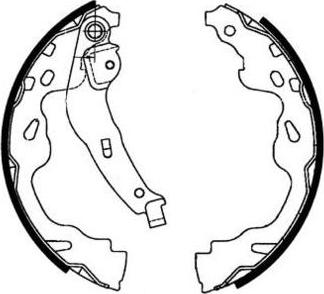 E.T.F. 09-0633 - Brake Shoe Set autospares.lv