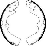 E.T.F. 09-0369 - Brake Shoe Set autospares.lv